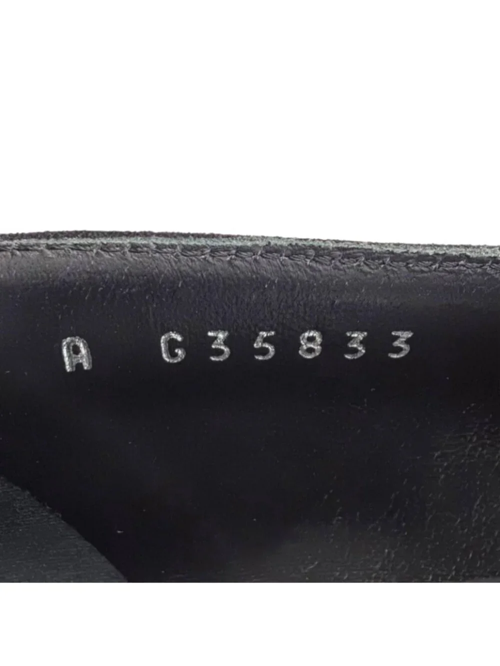 Chanel Star Bijou Rhinestone Suede Leather Flat Shoes Pumps Black